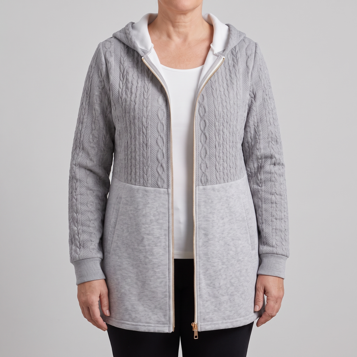 Cecily | Longline Knit Cardigan – Bequeme Mid-Length Form für Frauen