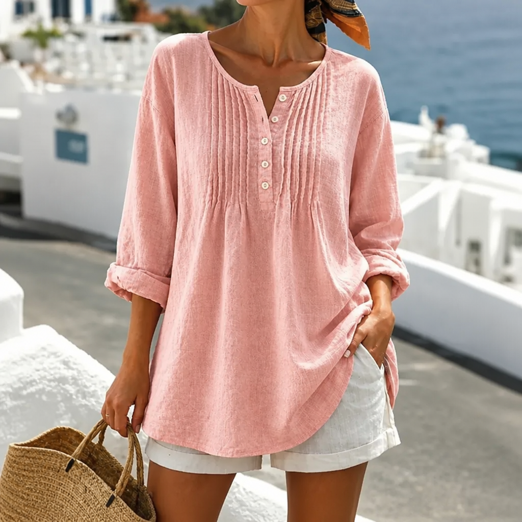 Pleatline | Tunic Bluse – Elegantes Design für Jeden Anlass