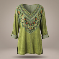 Stella | Modische und bequeme Damenbluse mit Blumenmuster