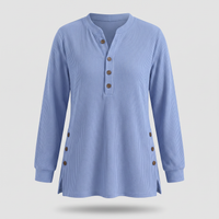 Stella | Modernes und bequemes Damen Langärmliges Henley Top
