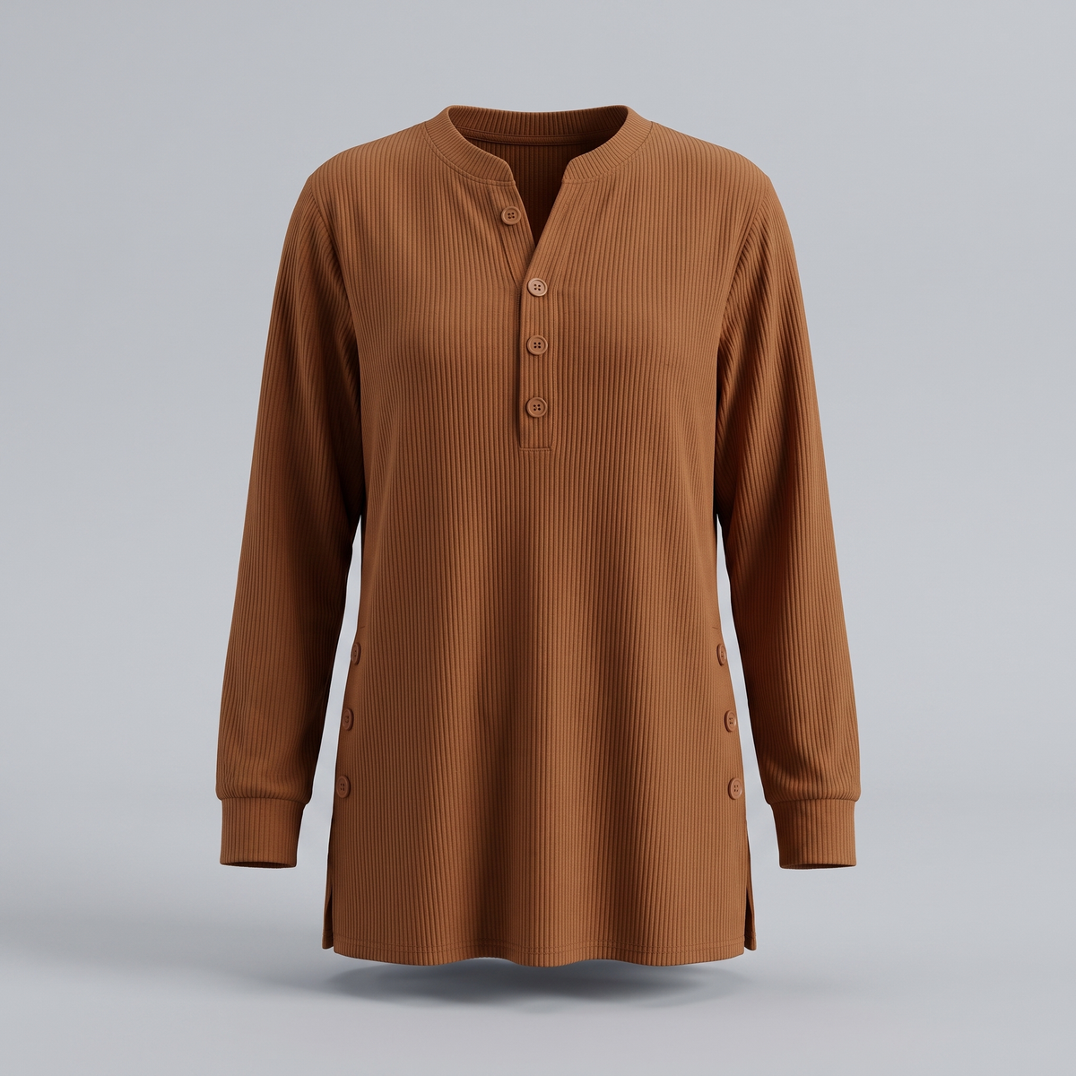 Stella | Modernes und bequemes Damen Langärmliges Henley Top